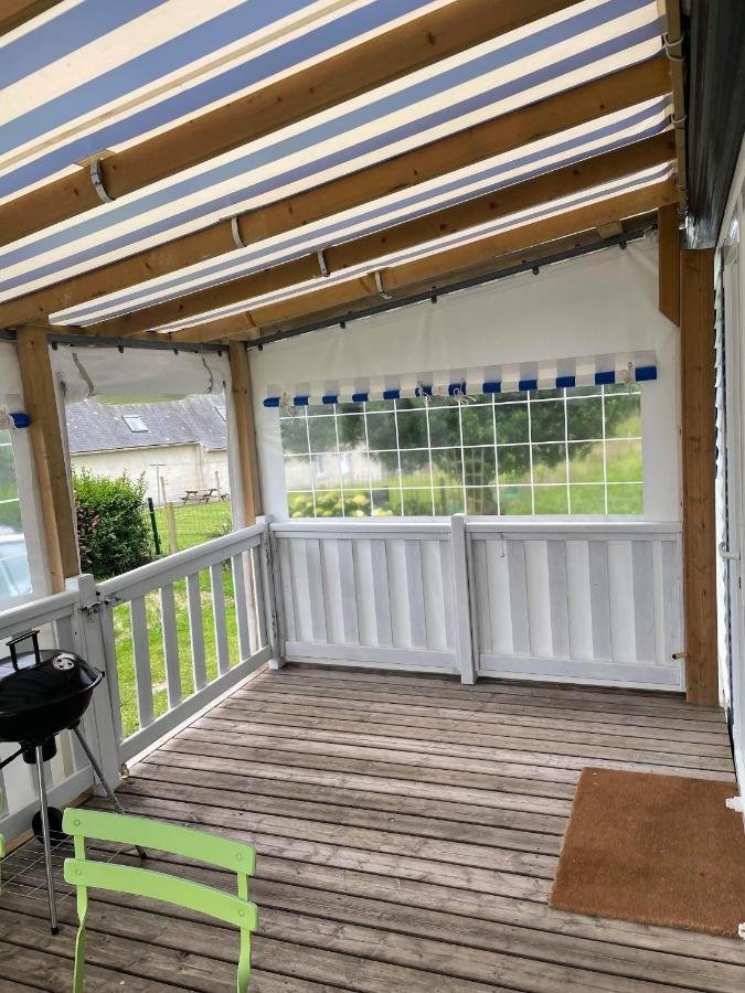 Mobil-Home 4/6 Personnes , Terrasse Couverte ,Piscine Chauffee . Biville-sur-Mer ภายนอก รูปภาพ